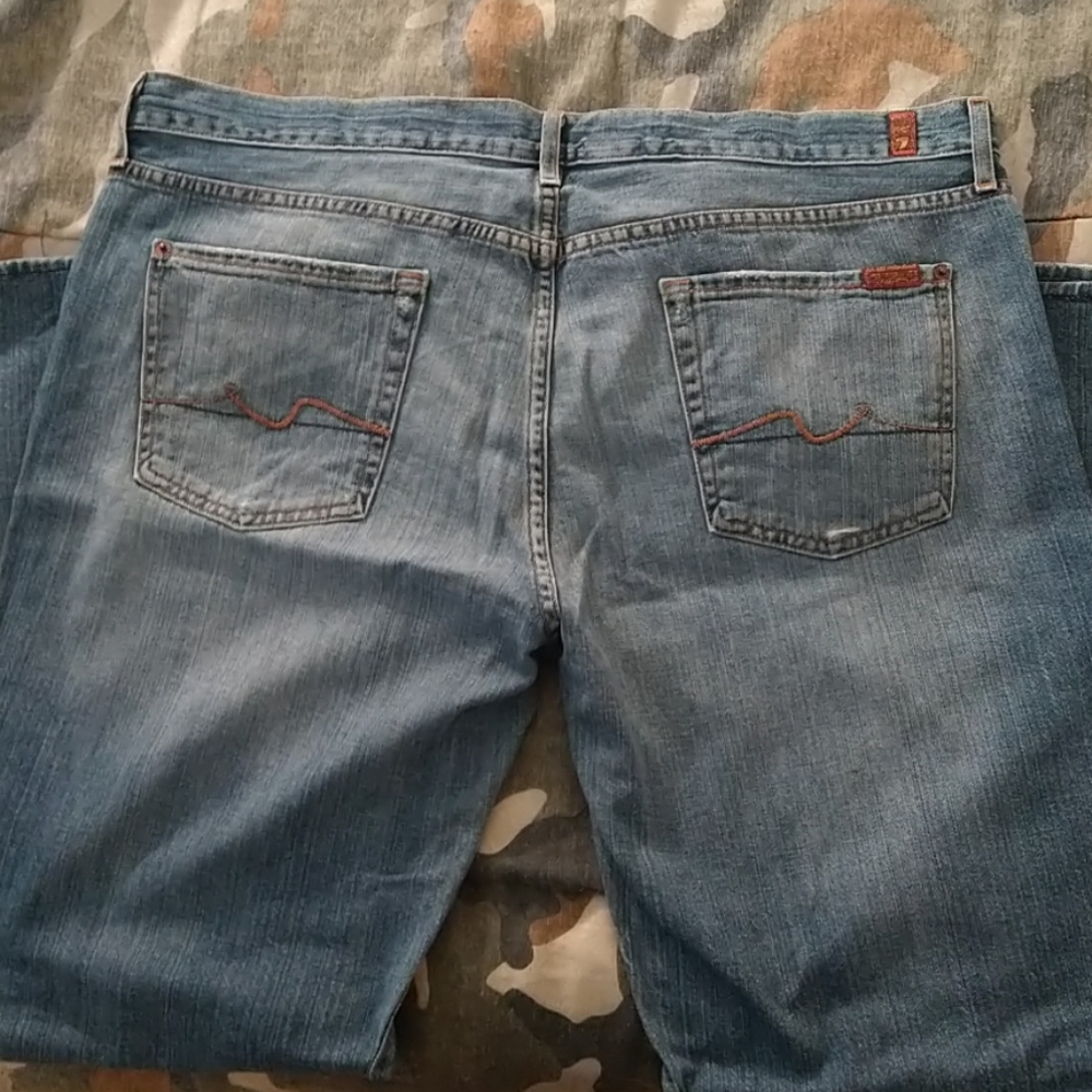7 for All mankind blue jeans size 40